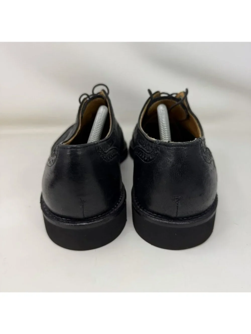 Vintage Cole Haan Made in USA Leather Wingtip Oxfords Black Men’s Size 11 D